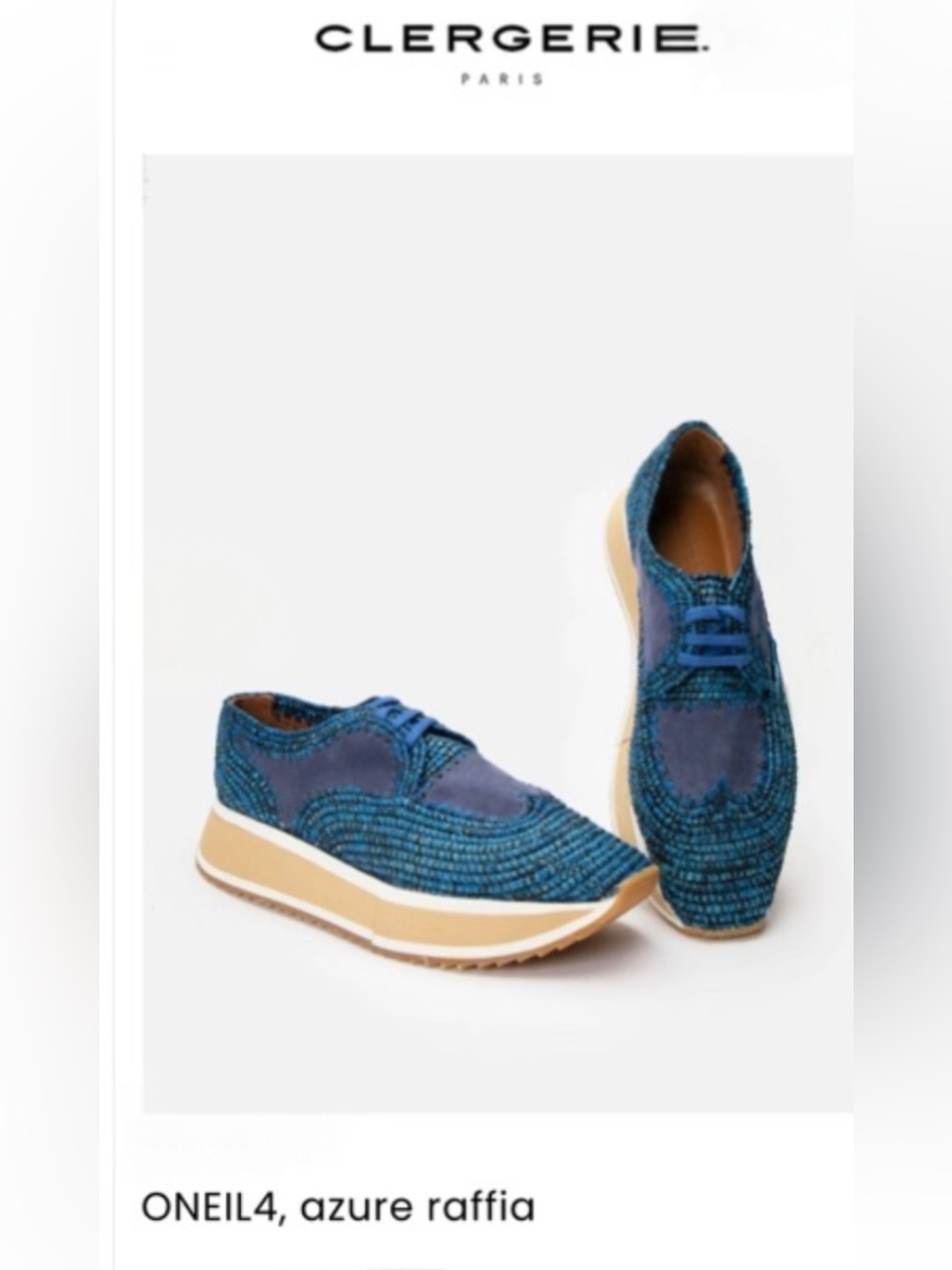 Women’s Blue Woven Derby Sneakers - Casual Comfort